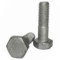 A325B118612GD 1-1/8"-7 X 6-1/2" F3125 Gr. A325 Heavy Hex Structural Bolt, Type 1, HDG, USA/Canada